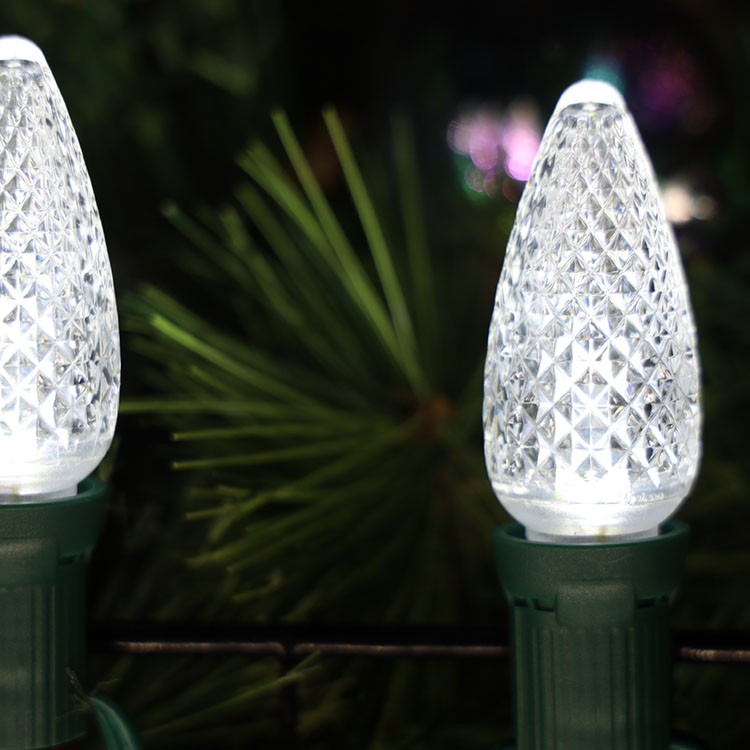 مصابيح بديلة C9 Minleon LED بيضاء رائعة لعيد الميلاد من UL مقاومة للماء