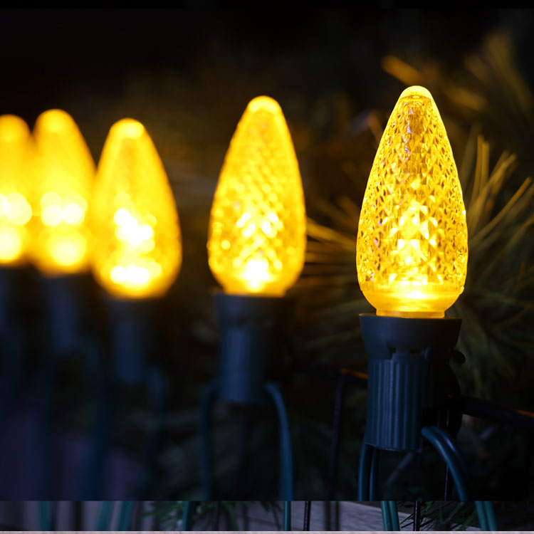 مصابيح بديلة LED صفراء UL C9 Minleon 