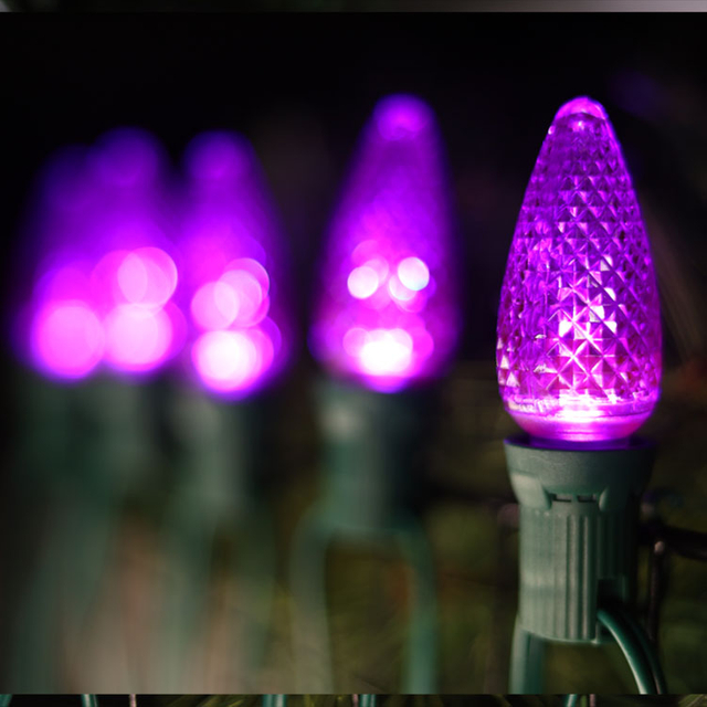 UL C9 Purple Halloween LED LED