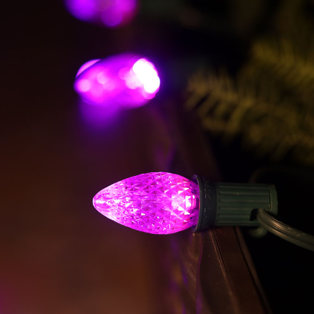 120V UL الأرجواني C7 LED استبدال المصابيح
