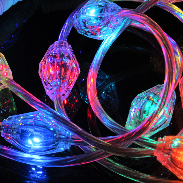 أضواء RGB الماسية 12 فولت تيار مستمر SMD3535 أضواء البكسل أضواء SPI IP65