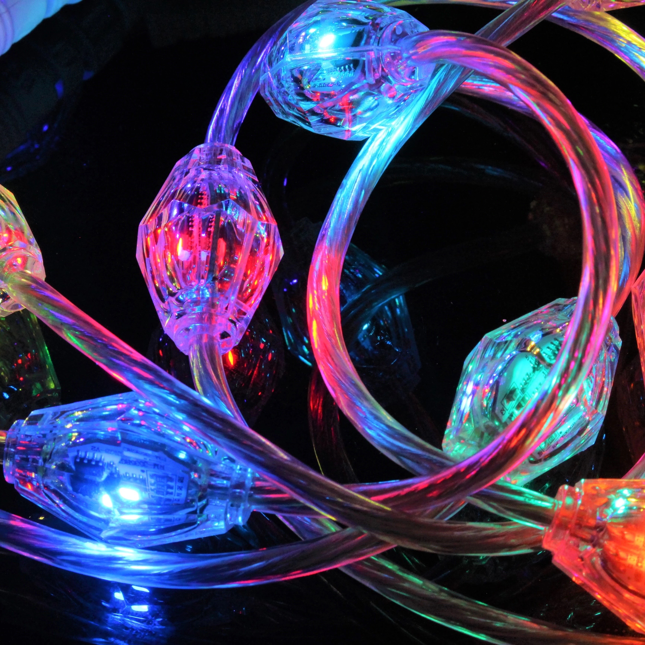 أضواء RGB الماسية 12 فولت تيار مستمر SMD3535 أضواء البكسل أضواء SPI IP65