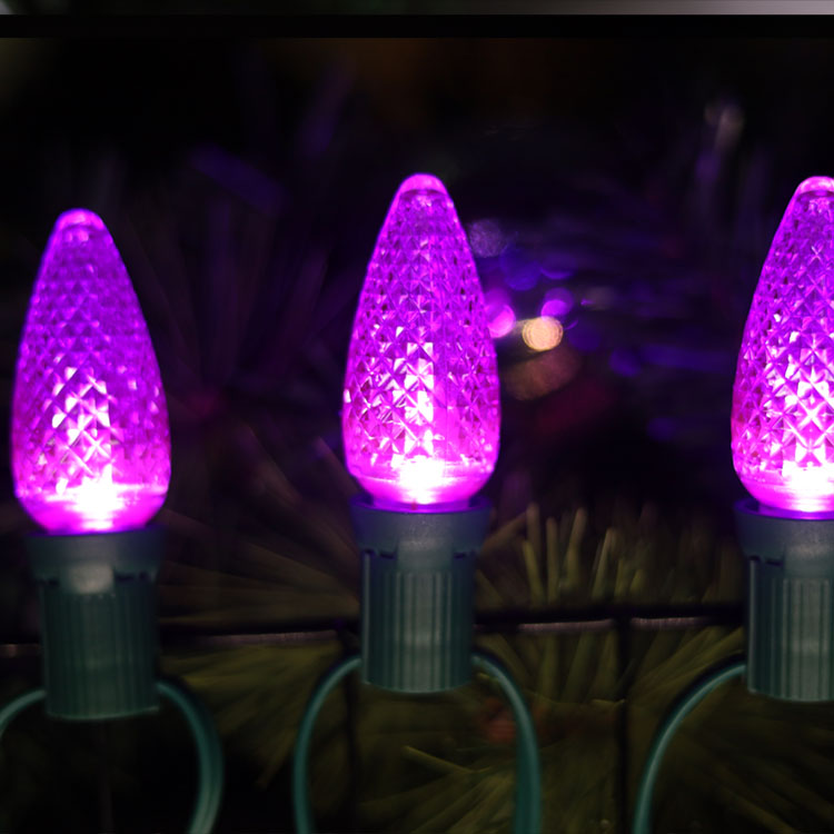 UL C9 Purple Halloween LED LED
