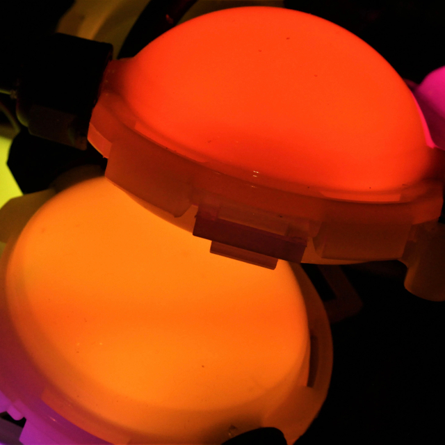 24 فولت مقاوم للماء RGB قبة بكسل الضوء