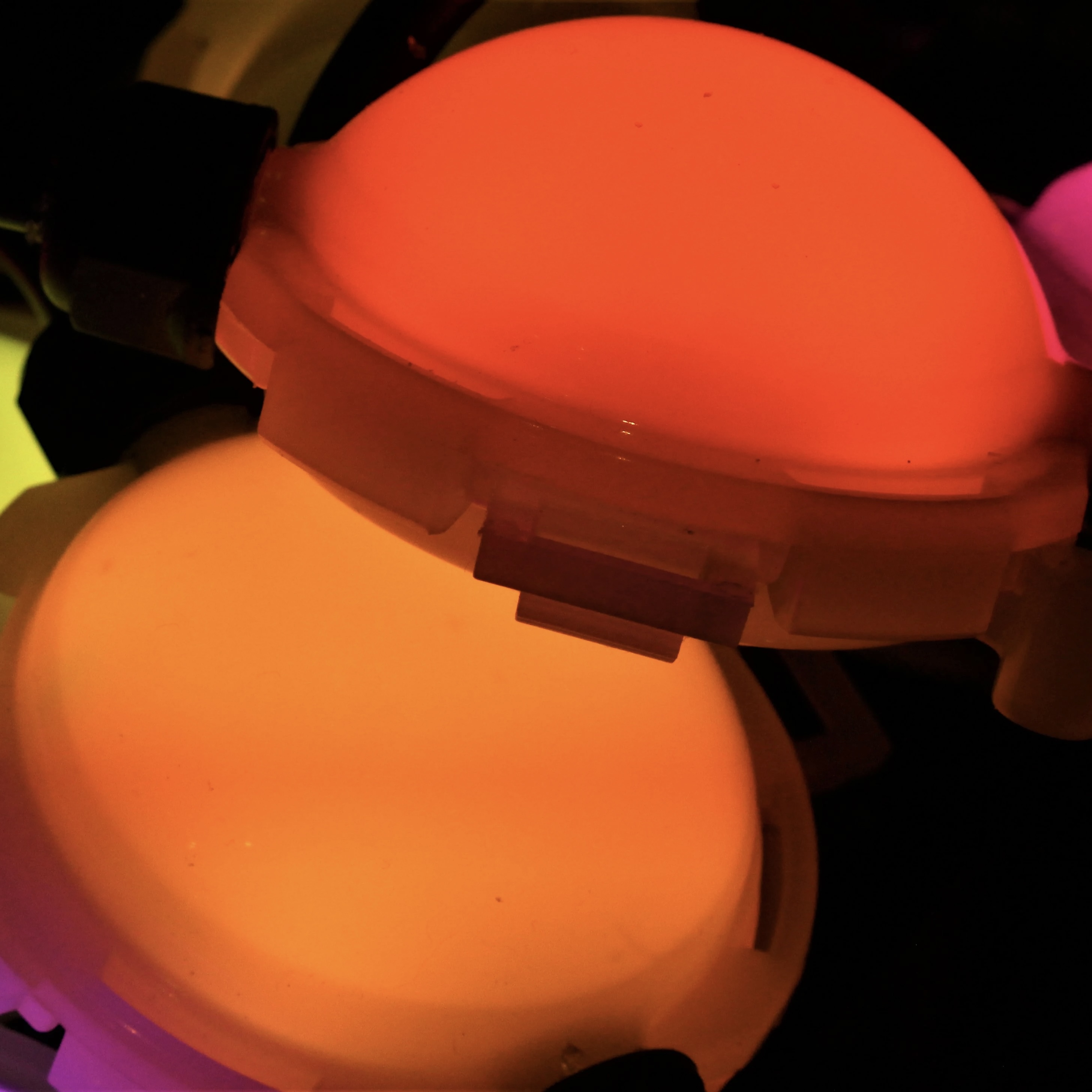 24 فولت مقاوم للماء RGB قبة بكسل الضوء