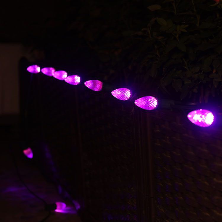 120 فولت UL الأرجواني C7 مصابيح استبدال LED