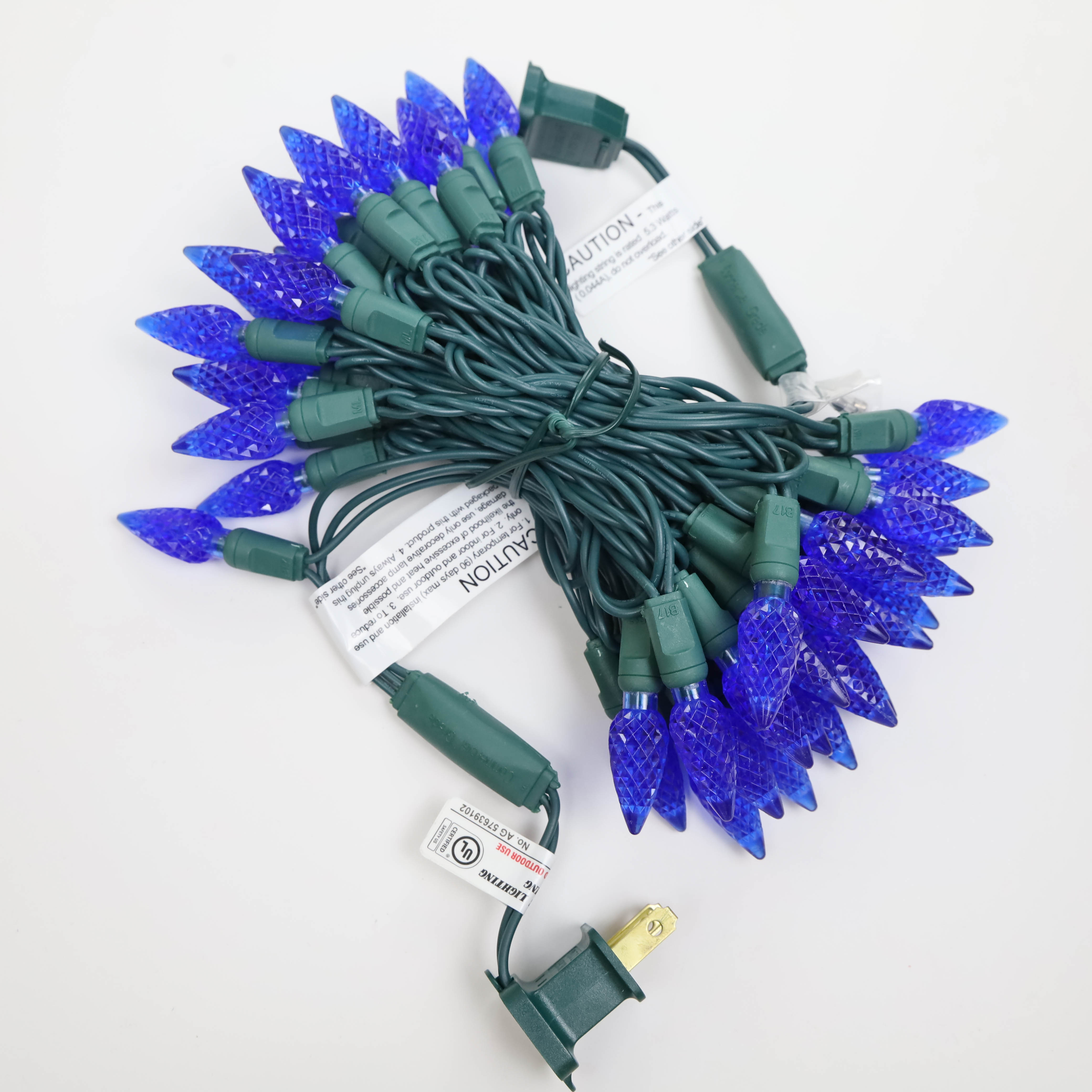 UL C6 Blue Strawberry Lights