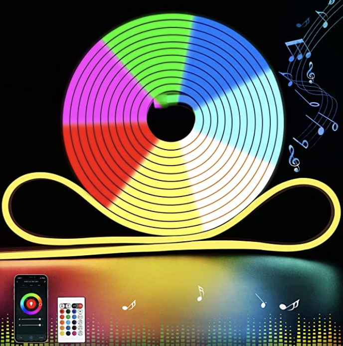 12V RGB نيون حبل ضوء