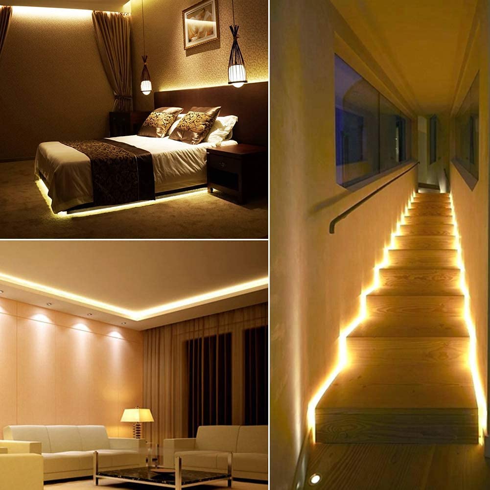 أضواء حبل نيون LED 110 فولت باللون الأصفر