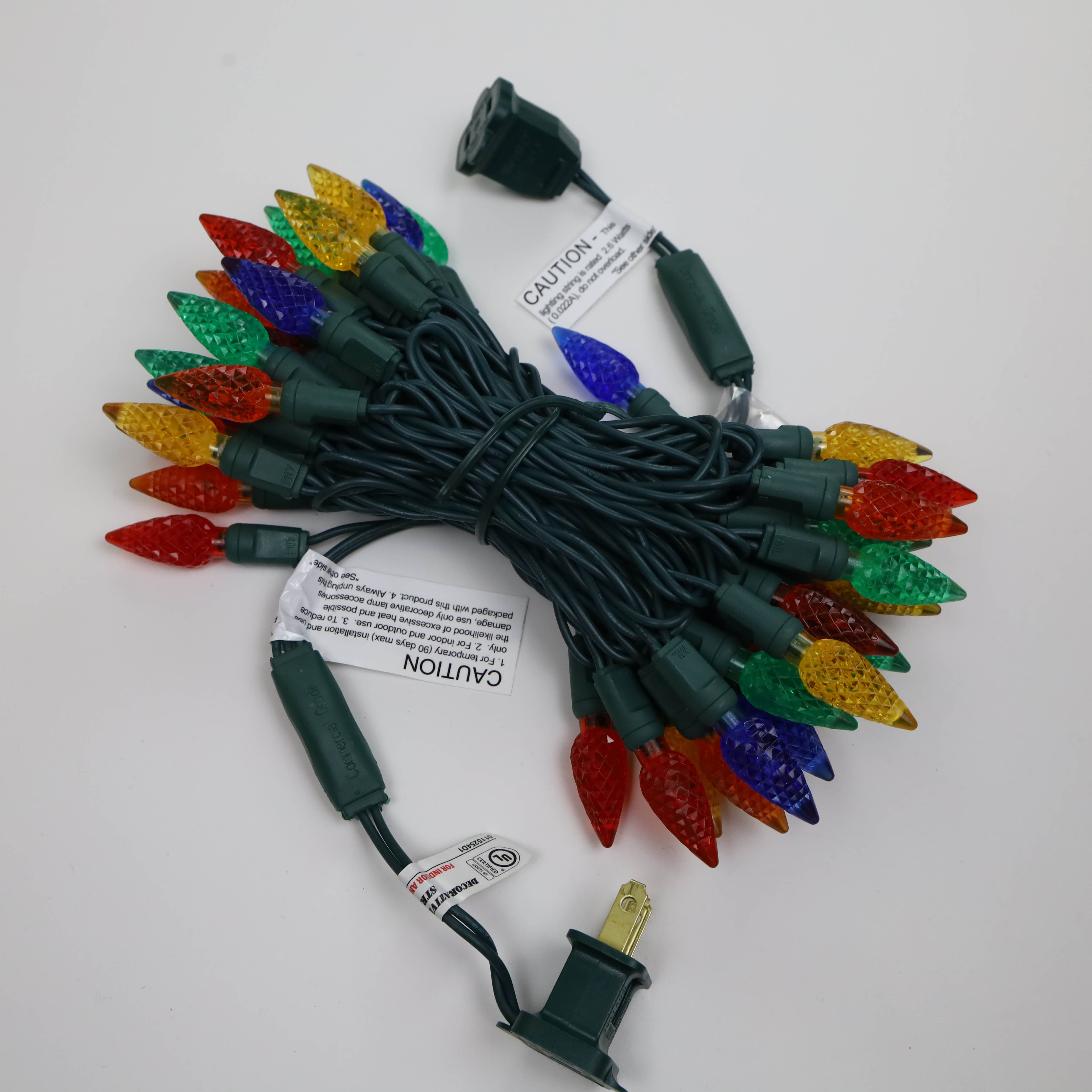 متعددة UL مقاوم للماء C6 الفراولة LED أضواء عيد الميلاد 