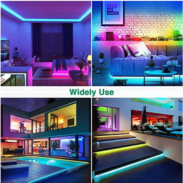 12V RGB نيون حبل ضوء