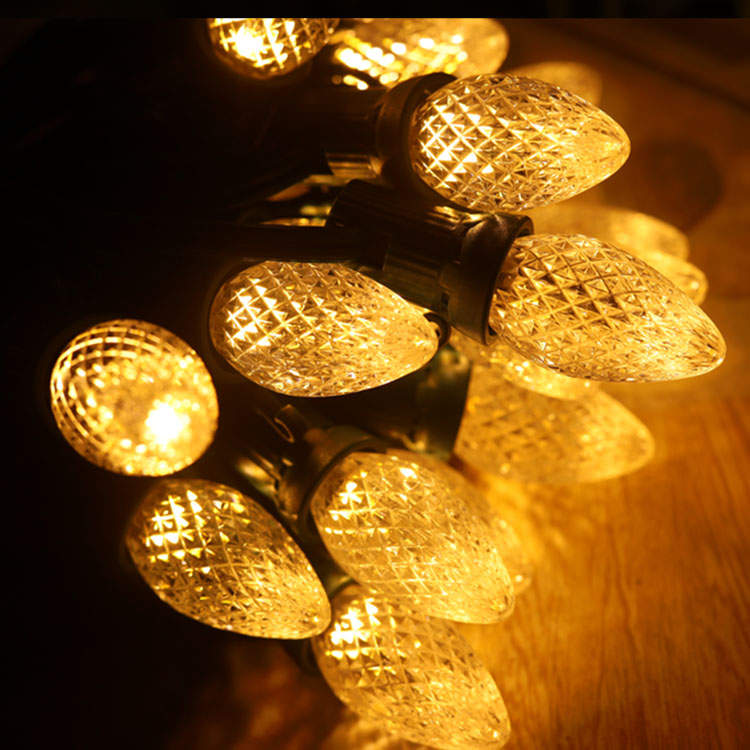 Minleon، 120V UL، مصابيح إضاءة LED بيضاء دافئة مقاومة للماء وخافتة للضوء 