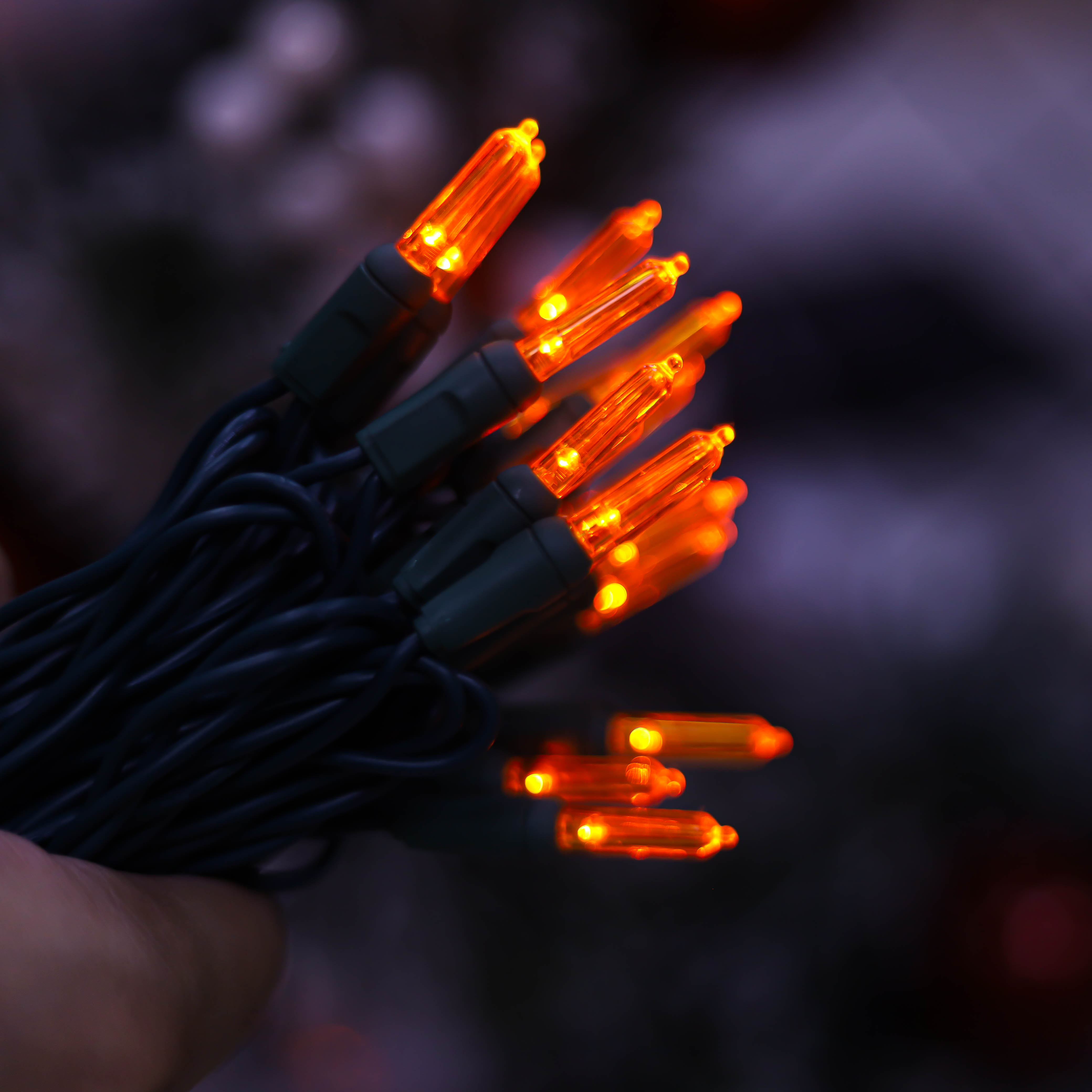 T5 UL Orange Orange Christmas LED LIGHT