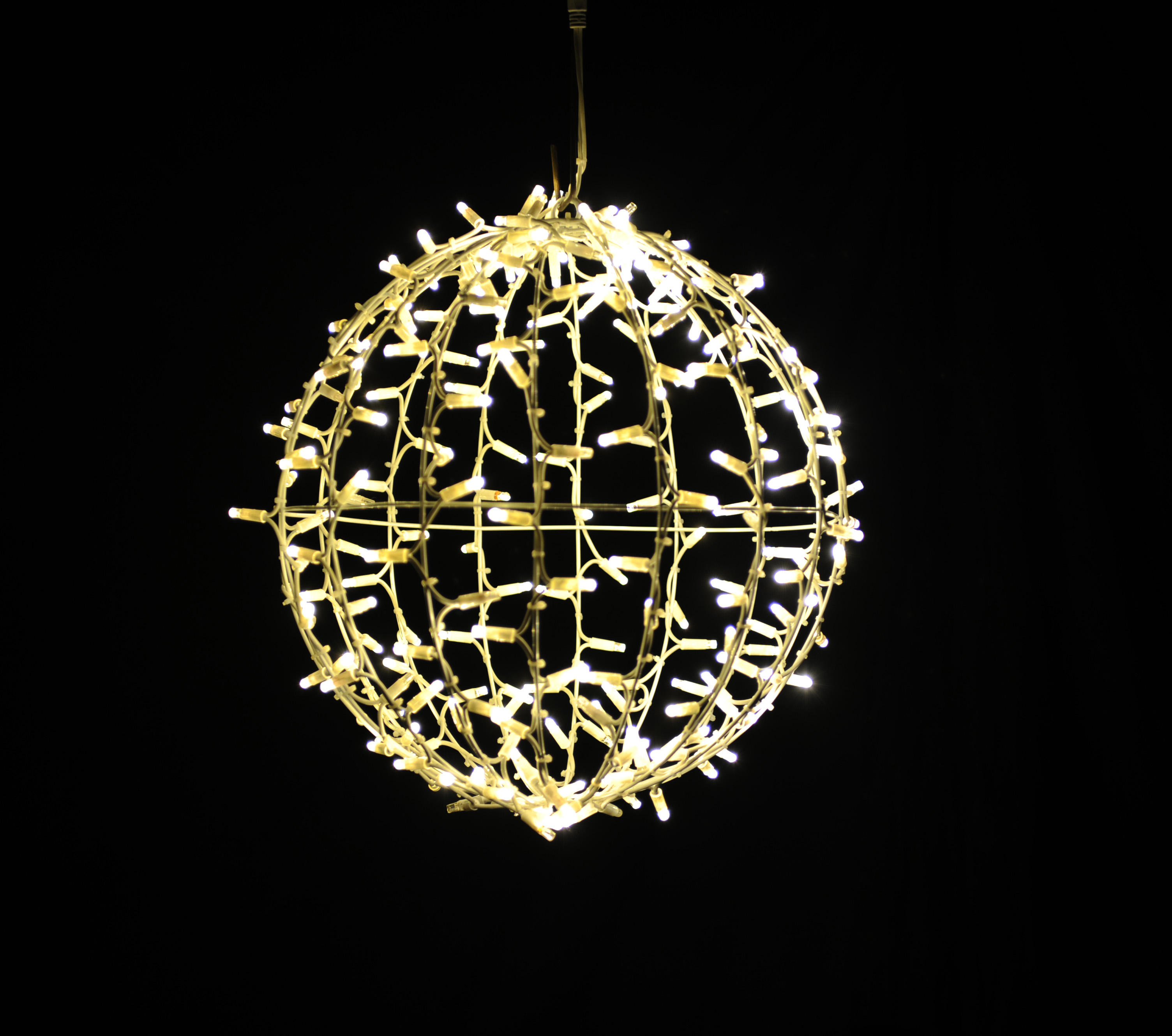 3D Metal Christmas Sphere Lights