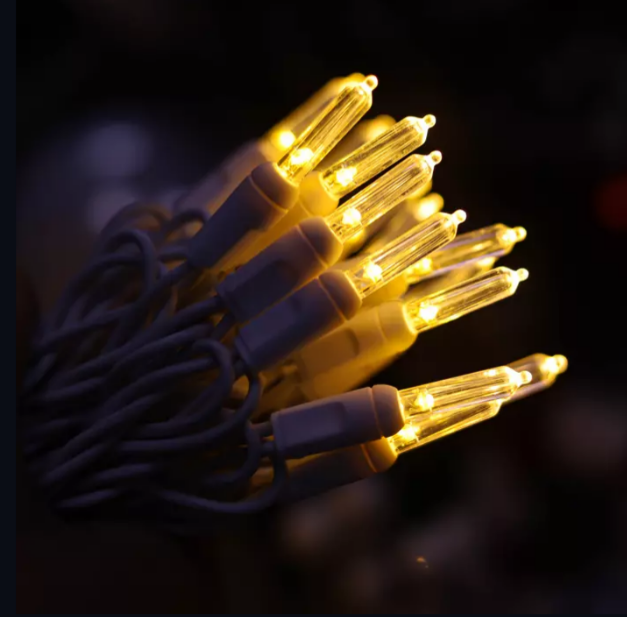 ما حجم أضواء السلسلة التي أحتاجها؟