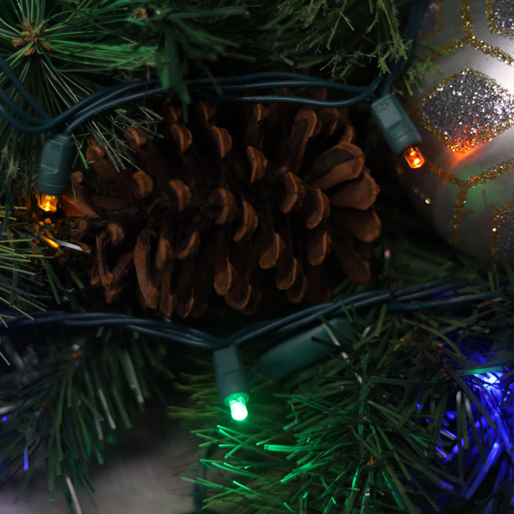 5MM البسيطة LED سلسلة ضوء مجموعة UL متعددة LED أضواء عيد الميلاد UL