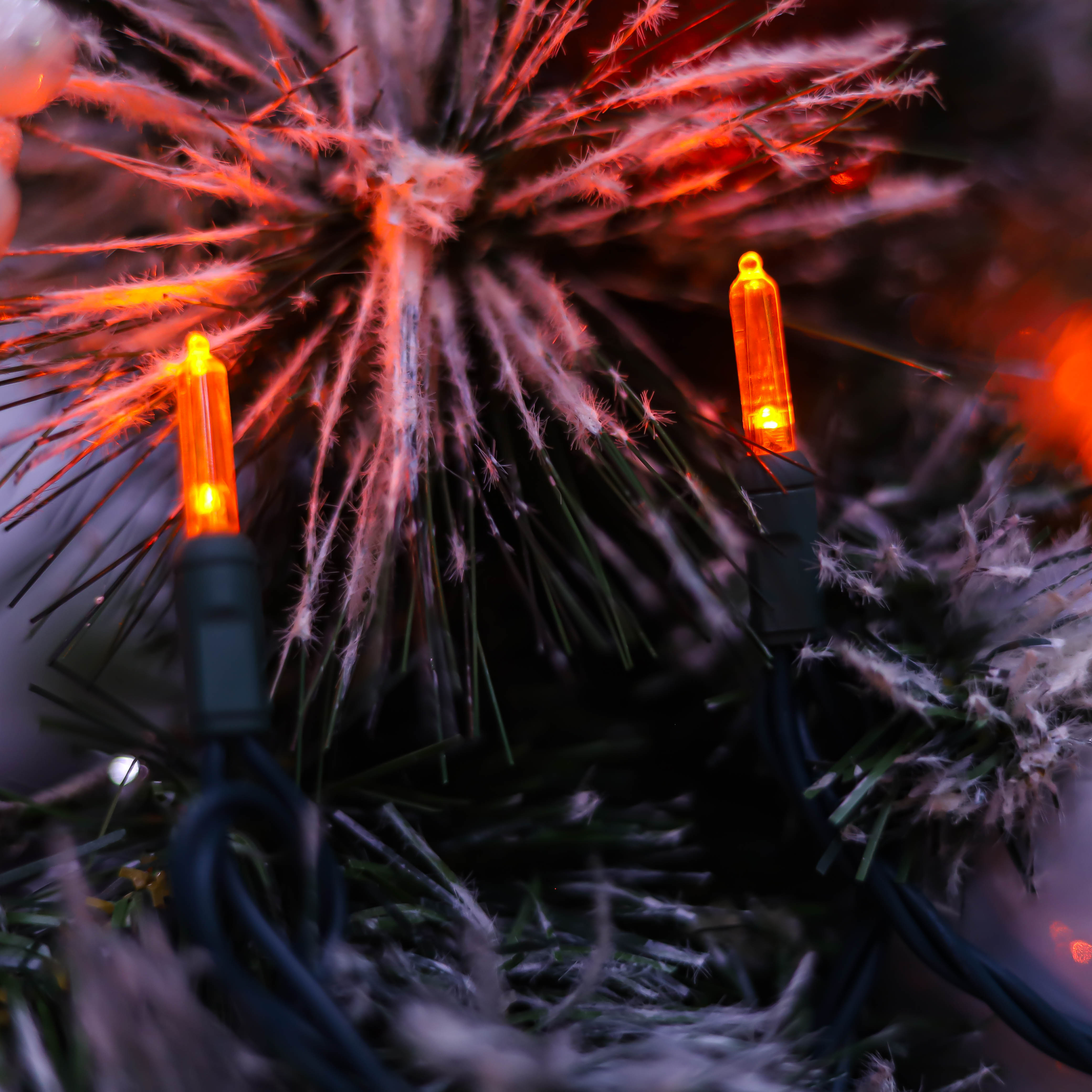 T5 UL Orange Orange Christmas LED LIGHT