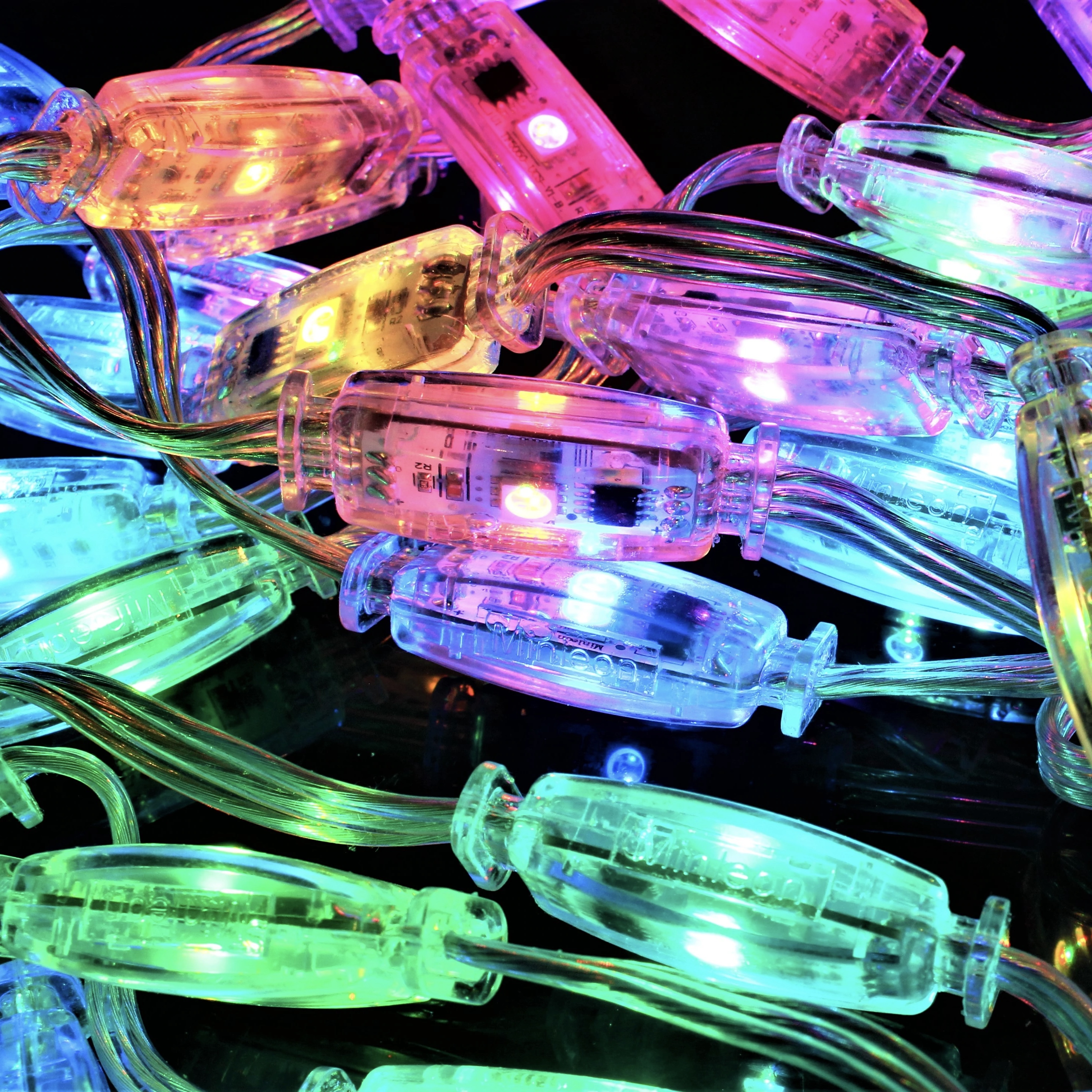 12V UL CE ماء أضواء DMX RGB حصاة