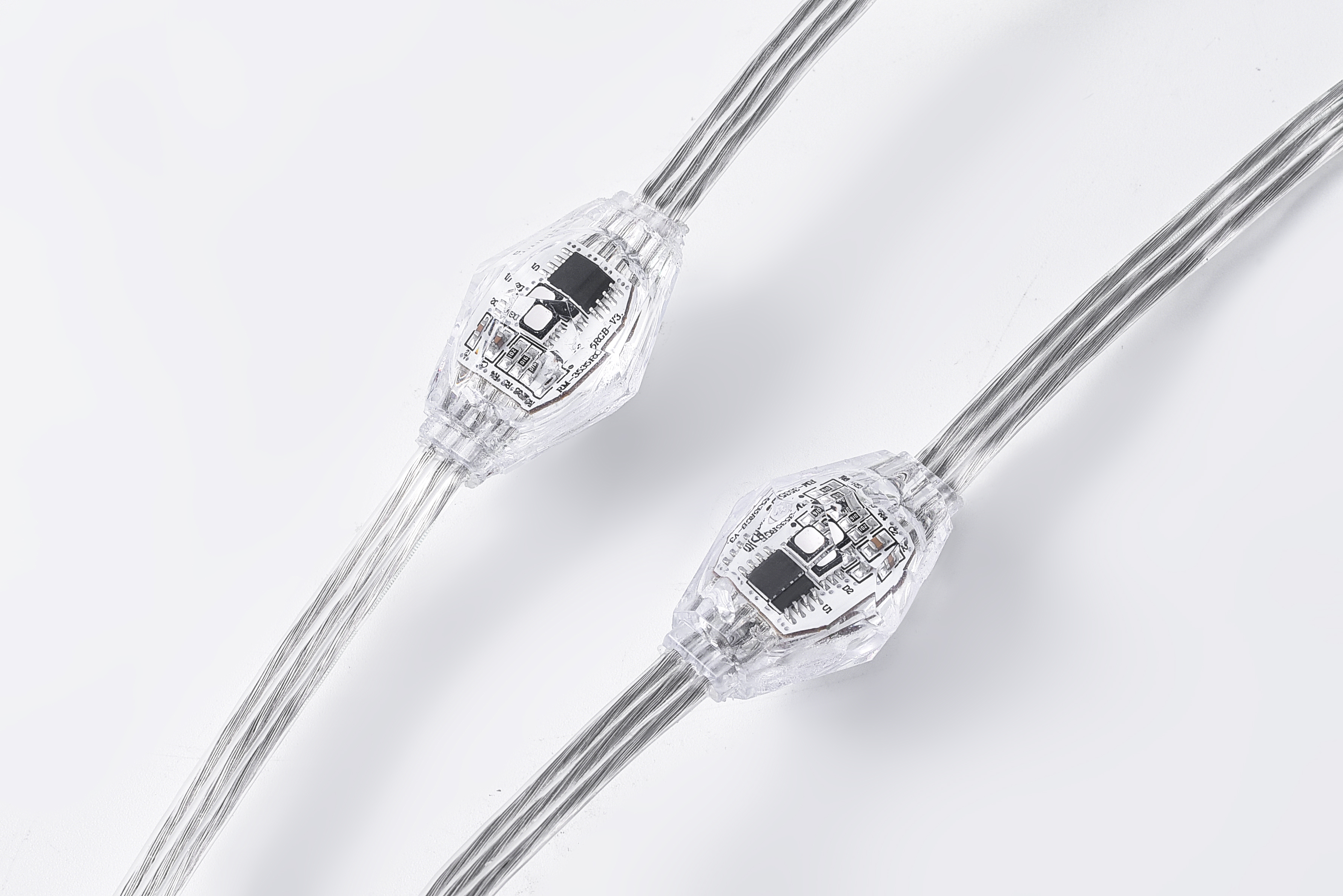 أضواء RGB الماسية 12 فولت تيار مستمر SMD3535 أضواء البكسل أضواء SPI IP65