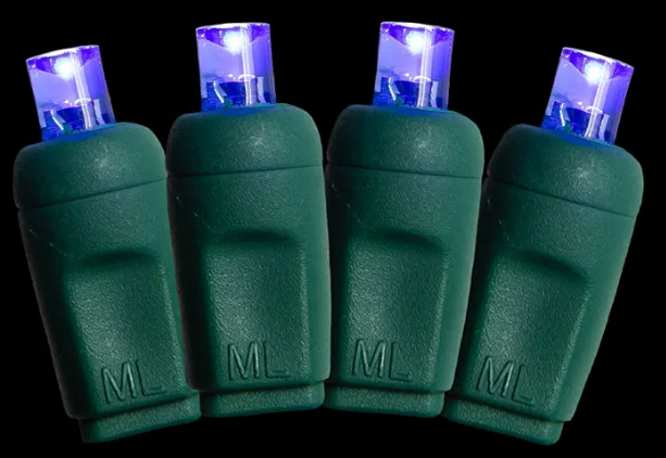 100 لتر LED 5 مم 6 بوصة تباعد – أزرق