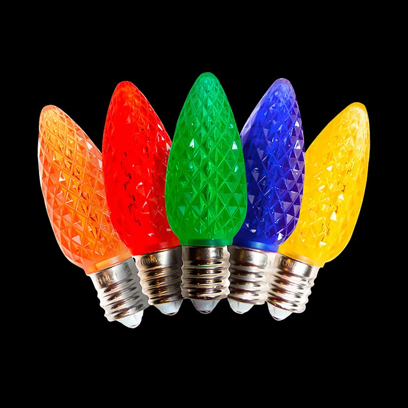 مصابيح بديلة UL C9 Minleon LED لمبة عيد الميلاد المتعددة