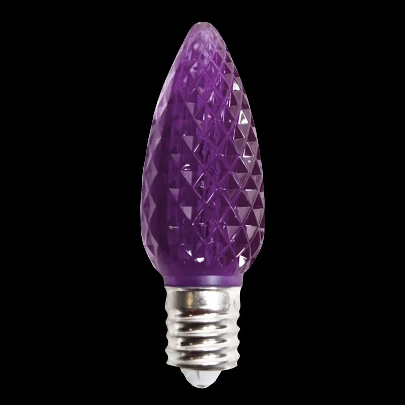 مصابيح LED للهالوين الأرجوانية UL C9
