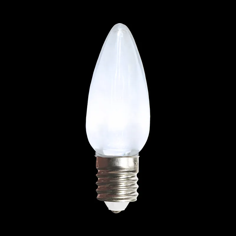 لمبة C9 LED شفافة بيضاء باردة