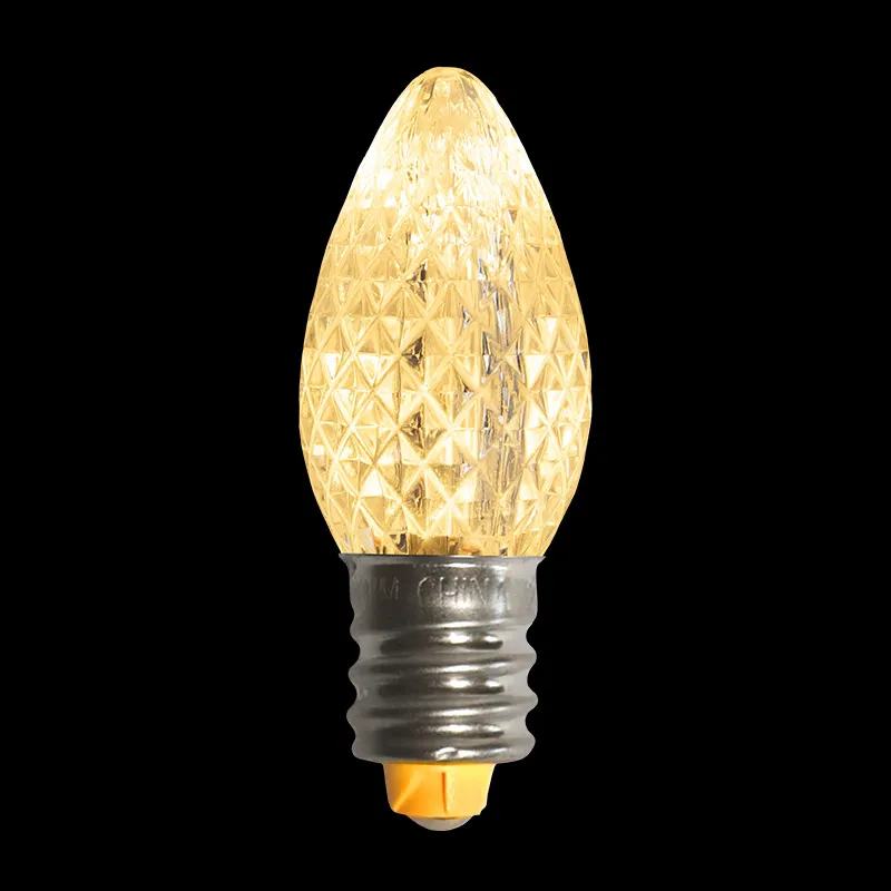 لمبة C7 LED متعددة الأوجه – لون أبيض دافئ للشمس