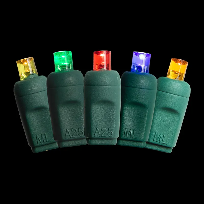 70L 5MM متعدد LED سلسلة أضواء عيد الميلاد 4 بوصة تباعد في الهواء الطلق مقاوم للماء IP65