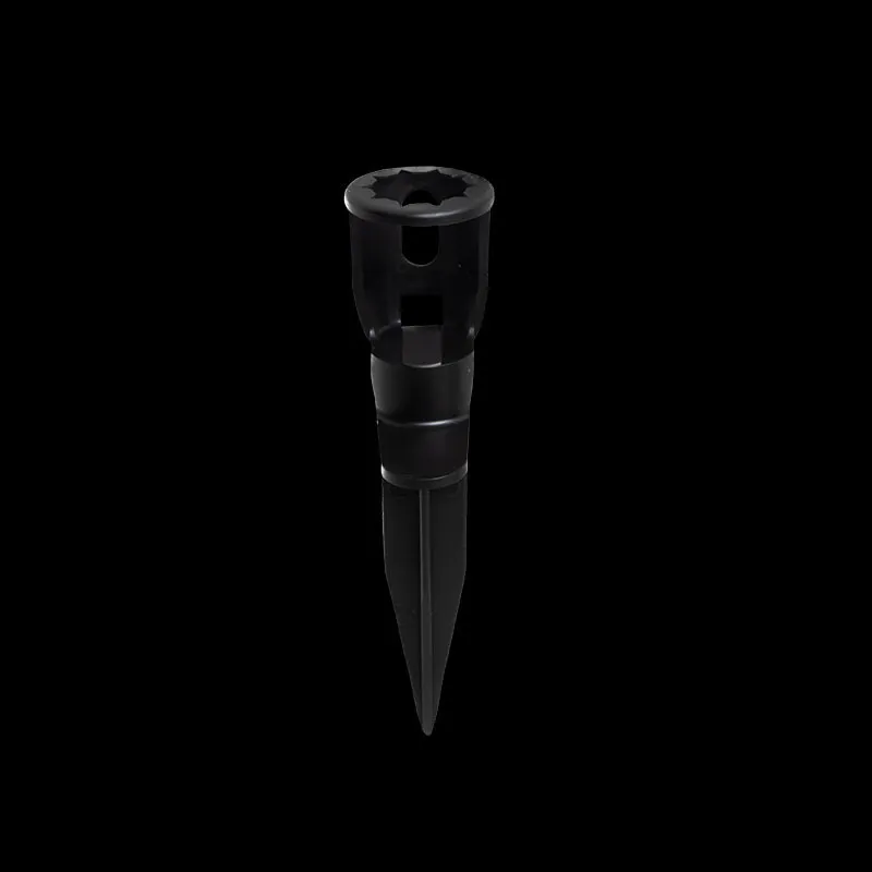 5 ″ C9 Ground Stake Circle Top - أسود