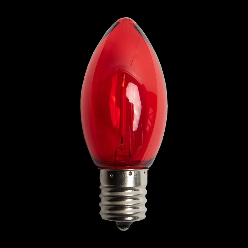 لمبة فتيل C9 LED – أحمر