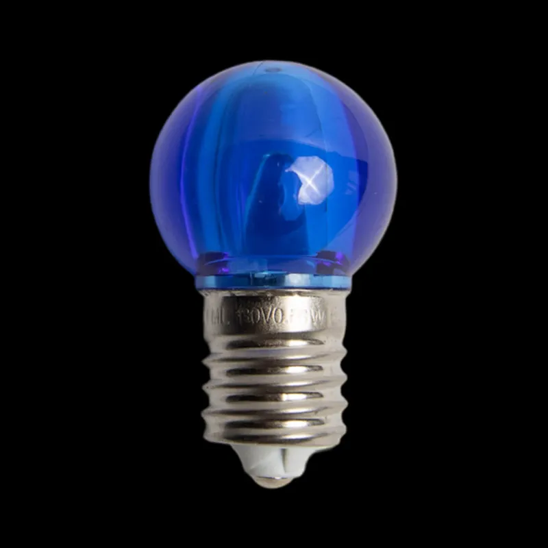130 فولت UL G30 E17 لمبات LED زرقاء شفافة ناعمة